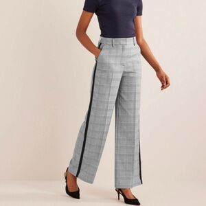 Boden lightweight plaid pants size 6